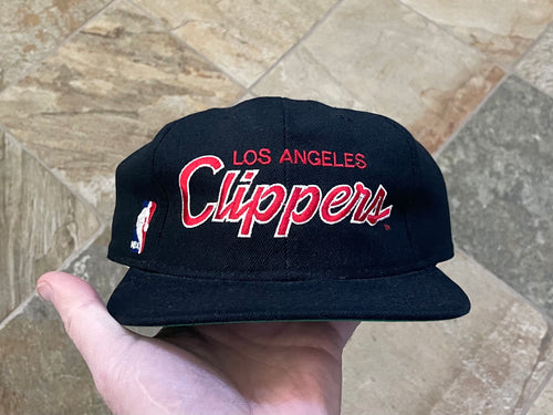 Vintage Los Angeles Clippers Sports Specialties Script Snapback Basketball Hat