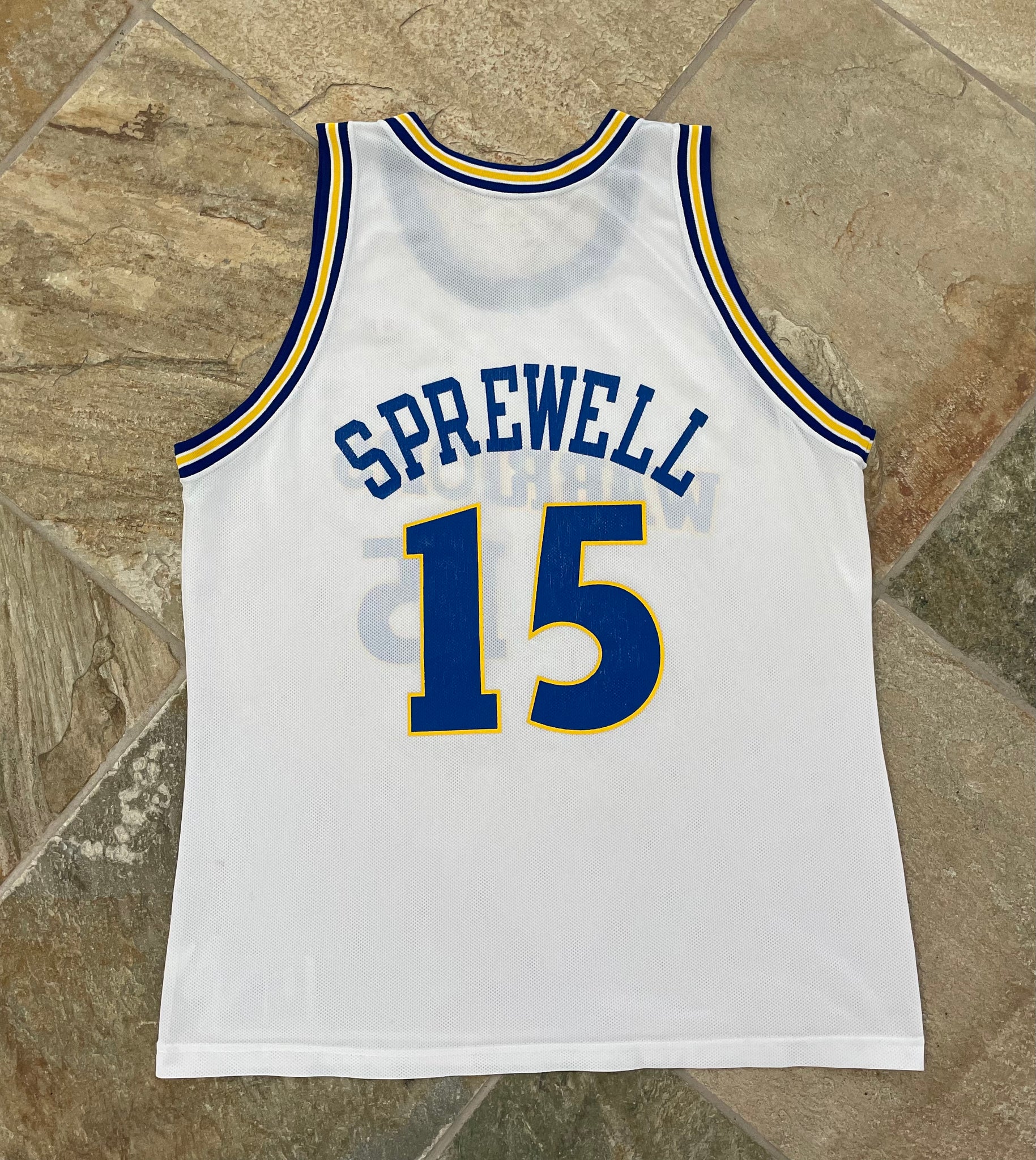 Latrell Sprewell Golden State Warriors Lightning Bolt Champion 