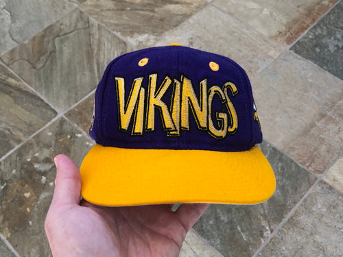Vintage Minnesota Vikings Drew Pearson Graffiti Snapback Football Hat