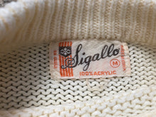 Load image into Gallery viewer, Vintage Sigallo Knit Sweater Hockey Sweatshirt, Size Medium