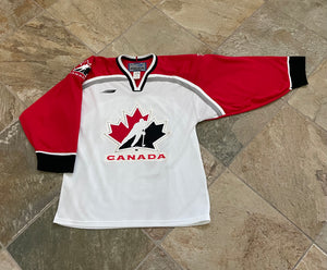 Vtg 1983Team Canada CCM Olympics Hockey Jersey Sz M Made In Canada