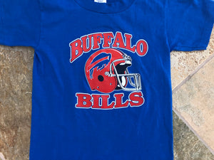 Vintage Buffalo Bills Trench Football Tshirt, Size Youth Medium 10-12
