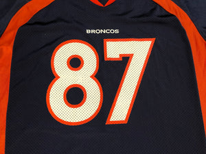 Vintage Denver Broncos Ed McCaffrey Puma Football Jersey, Size XL