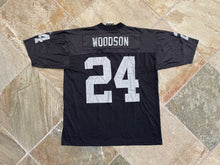 Load image into Gallery viewer, Vintage Oakland Raiders Charles Woodson Adidas Football Jersey, Size Large