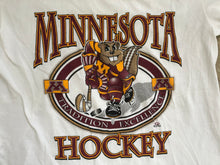 Load image into Gallery viewer, Vintage Minnesota Golden Gophers College Hockey Tshirt, Size Medium