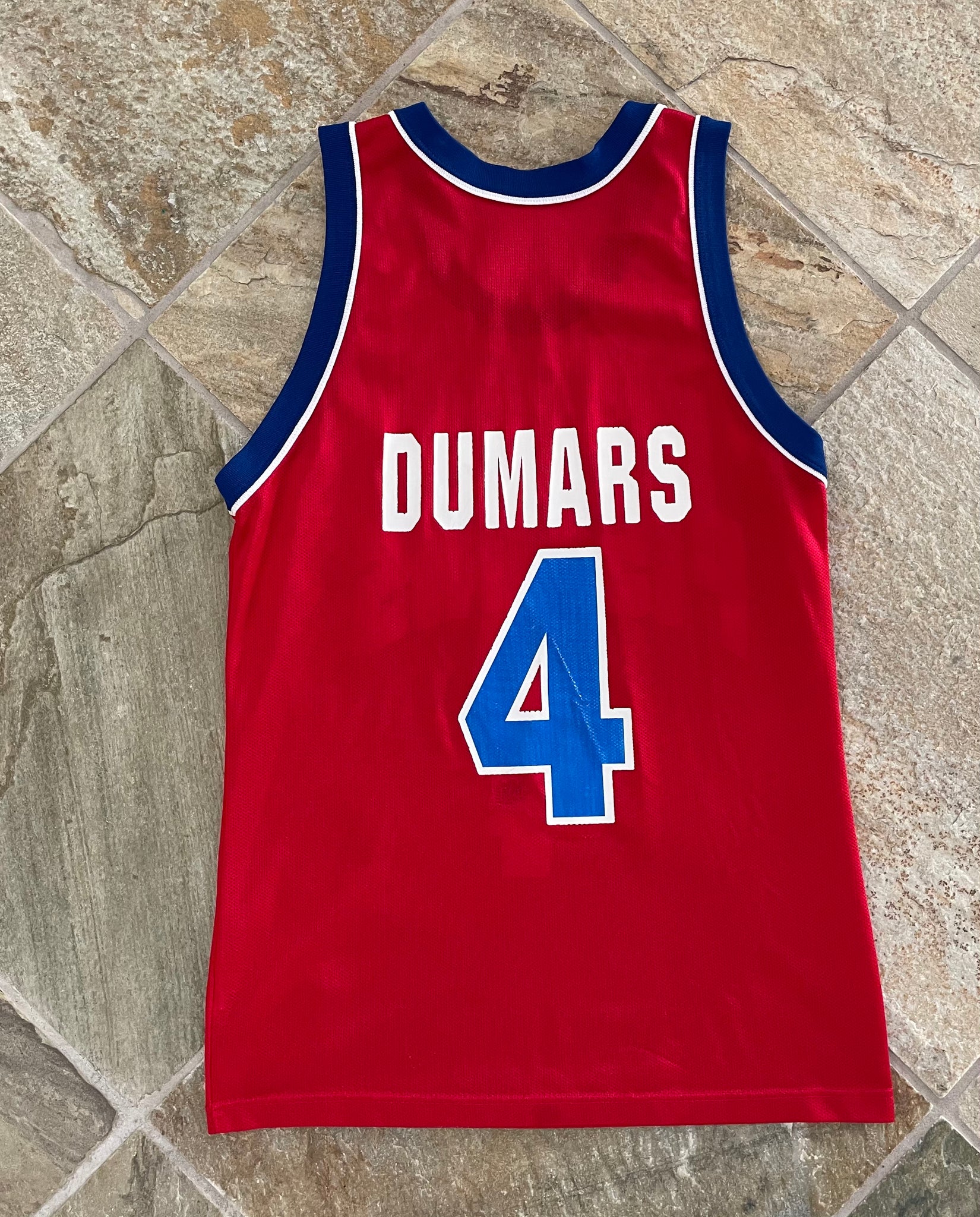 Vintage Detroit Pistons Joe Dumars Champion Basketball Jersey