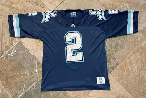 Vintage Toronto Argonauts Doug Flutie Starter CFL Football Jersey, Size Large