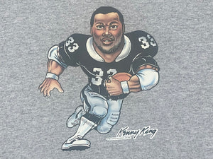 Vintage Oakland Raiders Kenny King Football Tshirt, Size Youth XL