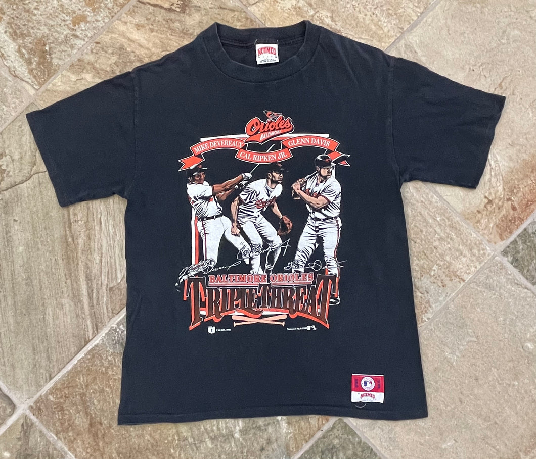 Vintage Baltimore Orioles Cal Ripken Jr. Nutmeg Baseball Tshirt, Size w