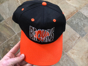 Vintage Cleveland Browns #1 Apparel SnapBack Football Hat