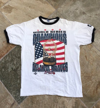 Load image into Gallery viewer, Vintage Atlanta Braves 1995 World Series Baseball Tshirt, Size Medium
