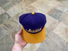 Load image into Gallery viewer, Vintage Utah Jazz Sports Specialties Script Fitted Pro Basketball Hat, Size 7 3/8