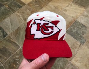 Vintage Kansas City Chiefs Logo Athletic Sharktooth Snapback Football Hat