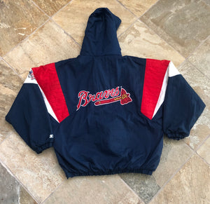 Vintage Atalanta Braves Starter Parka Baseball Jacket, Size XL