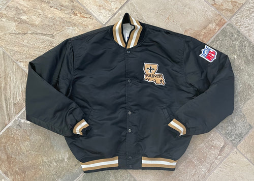 Vintage New Orleans Saints Starter Satin Football Jacket, Size XL