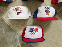 Load image into Gallery viewer, Vintage 1984 Los Angeles Olympics McDonald’s Snapback Hat Lot ***