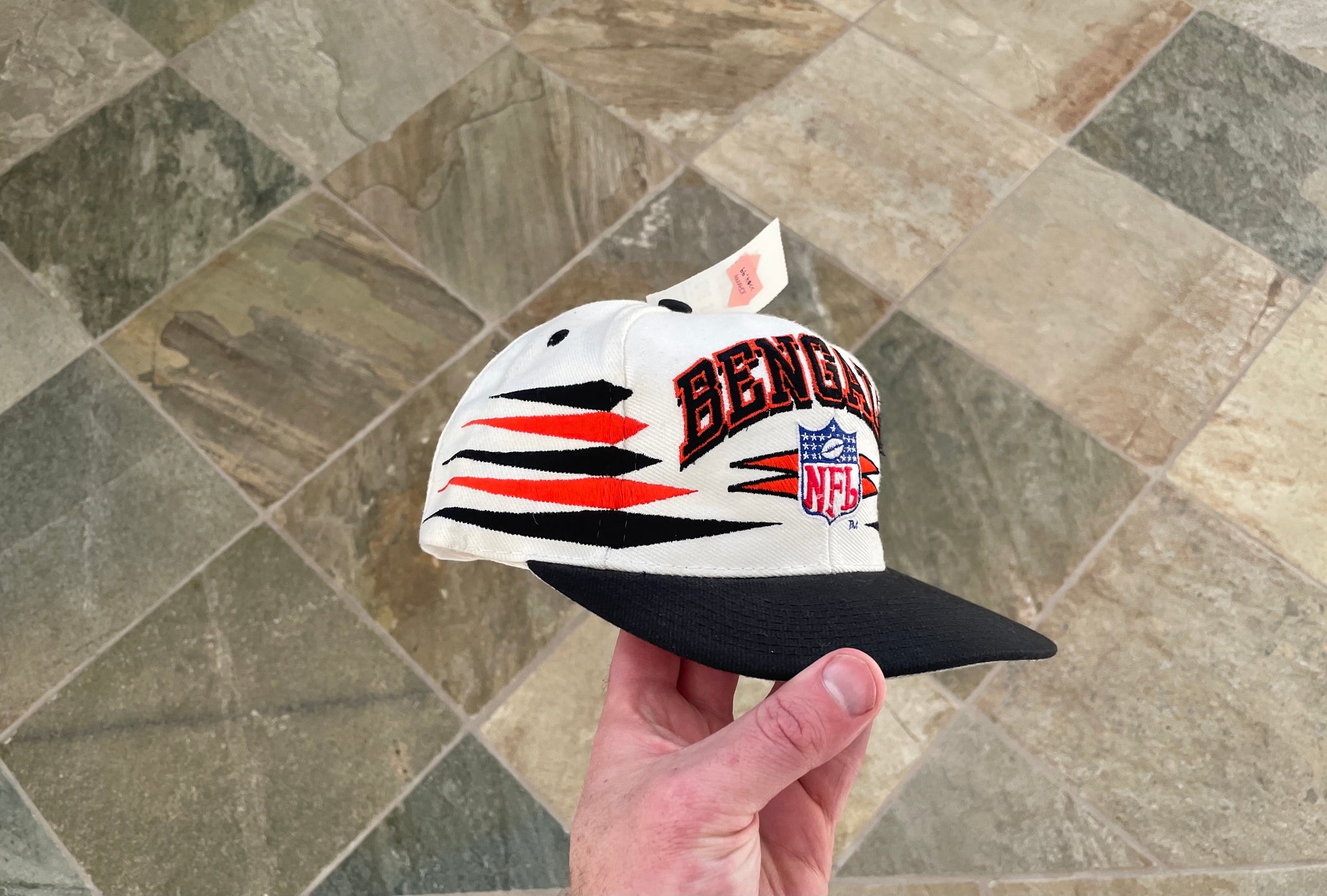 Cincinnati Bengals Vintage 90s NWT AJD Snapback Hat -   Israel