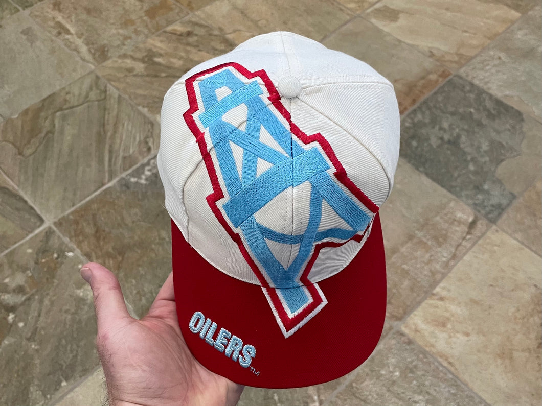 Vintage Houston Oilers The Game Big Logo Snapback Football Hat
