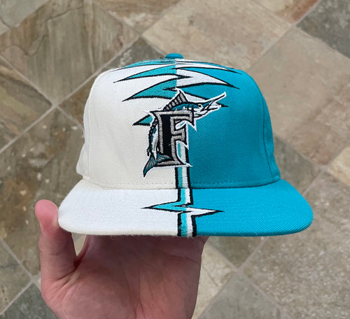 Vintage Florida Marlins Starter Shockwave Strapback Snapback Baseball Hat