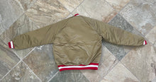 Load image into Gallery viewer, Vintage Chalk Line Satin Football Jacket, Size Medium