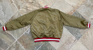Vintage San Francisco 49ers Chalkline Satin Football Jacket, Size XL