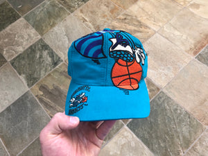 Vintage Charlotte Hornets The Game Big Logo Snapback Basketball Hat – Stuck  In The 90s Sports