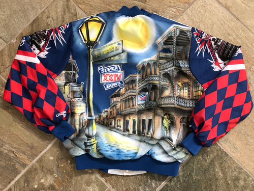 Vintage Chalk Line Super Bowl XXIV Fanimation Football Jacket, Size Large