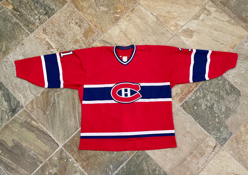 Vintage Montreal Canadiens Ed Ronan Game Worn CCM Hockey Jersey, Size 54, XXL