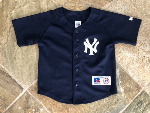 Vintage New York Yankees Derek Jeter Russell Athletic Youth Baseball Jersey, Size 7, Small