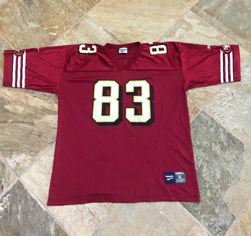 Vintage San Francisco 49ers JJ Stokes Reebok Football Jersey, Size XL