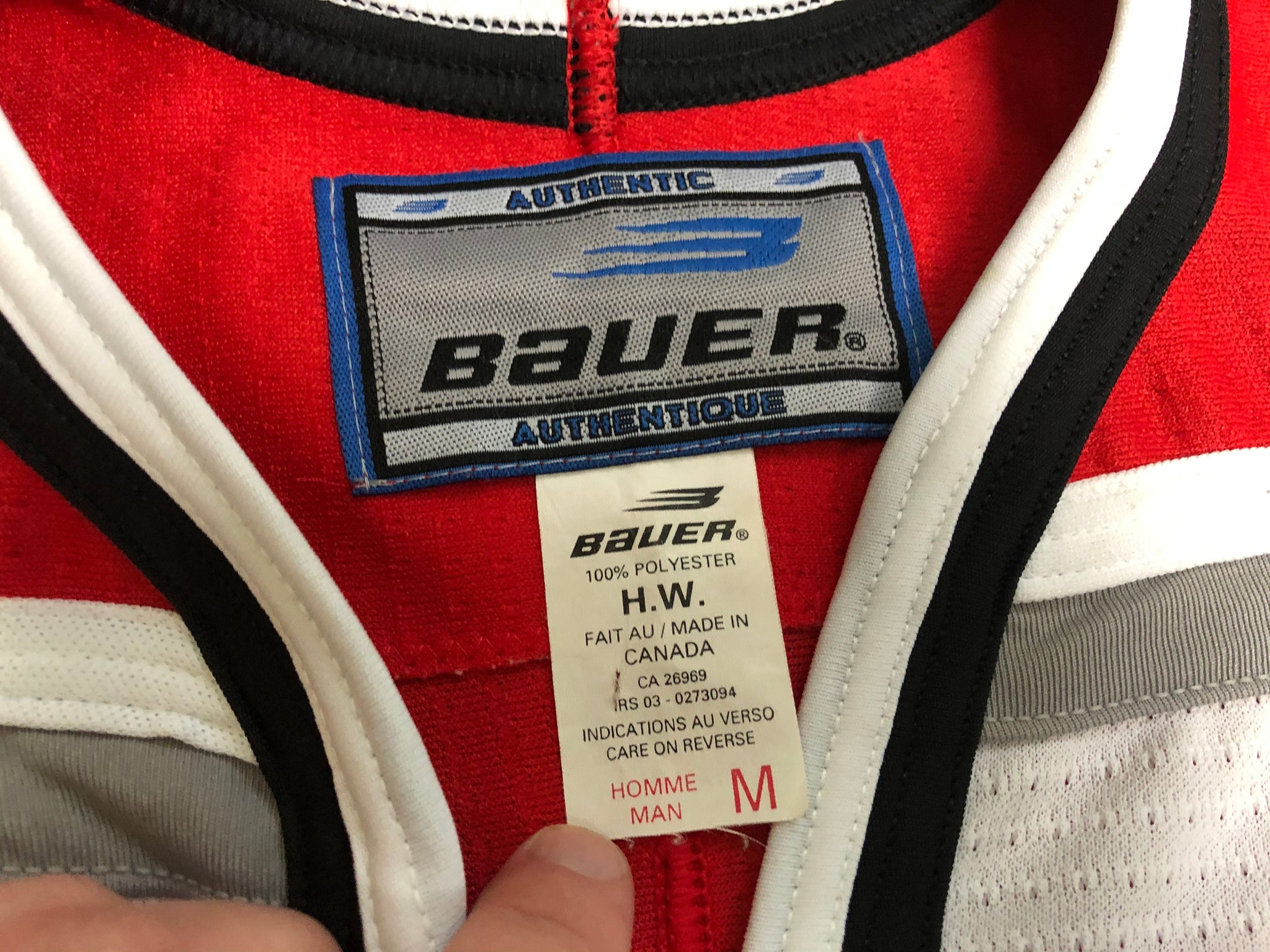 Team Canada Hockey Olympics Jersey by Nike Size Med 