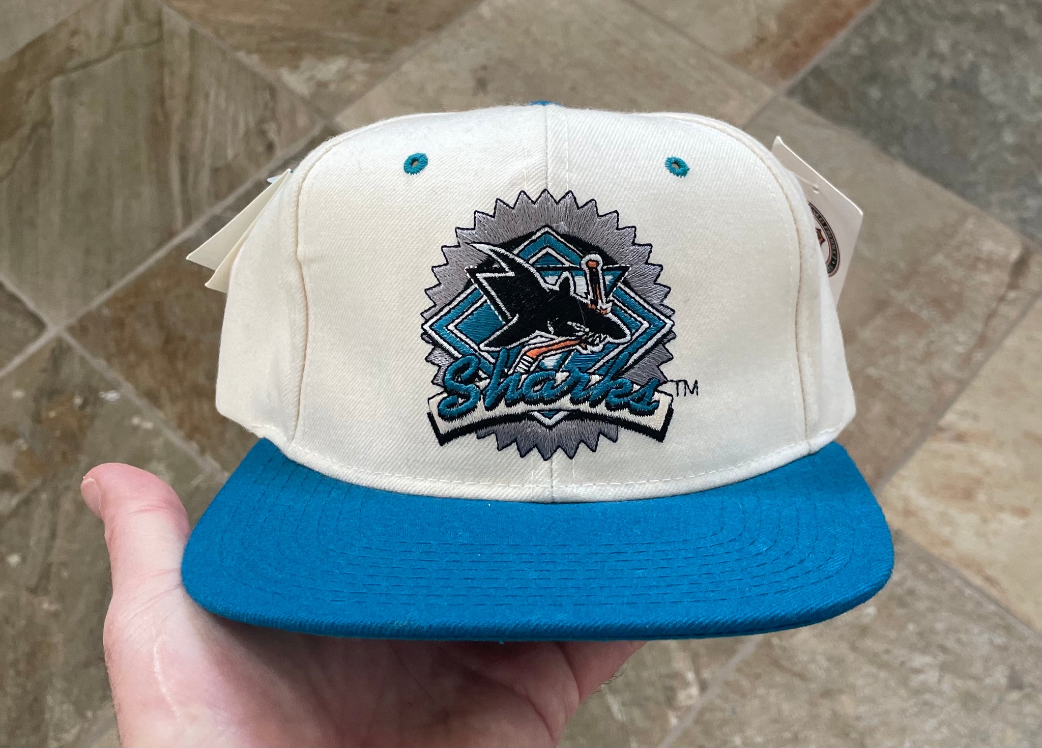 Vintage San Jose Sharks Starter Snapback Hockey Hat – Stuck In The