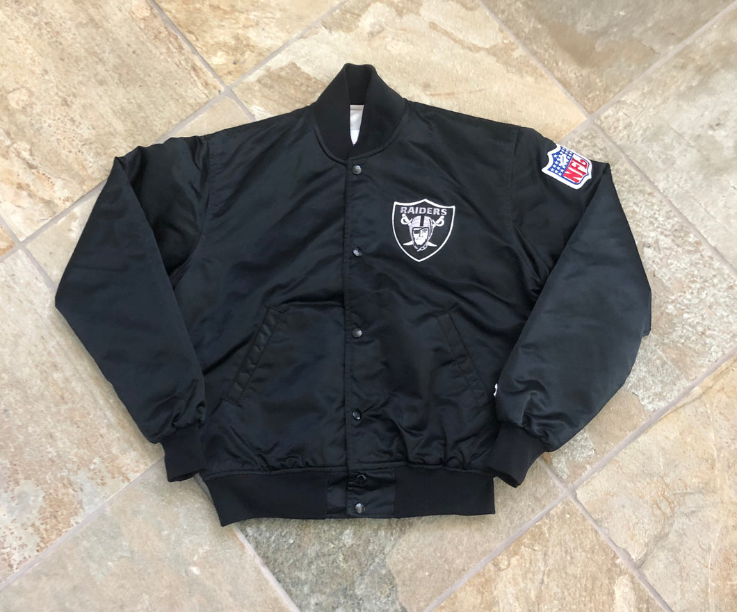 Vintage Oakland Raiders Starter Satin Football Jacket, Size Medium