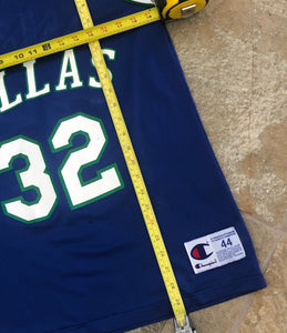 Vintage Dallas Mavericks Jamal Mashburn Champion Basketball Jersey, Size 44, Large