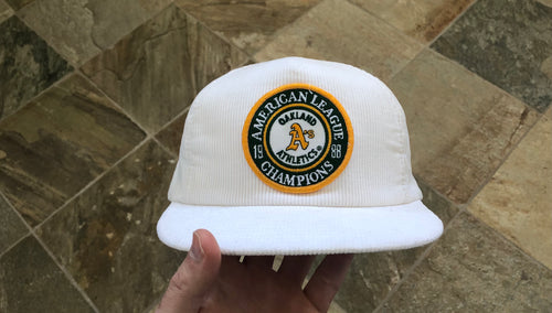Vintage Oakland Athletics 1988 Corduroy Snapback Baseball Hat