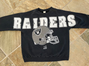 Vintage Oakland Raiders Riddell Spellout Football Sweatshirt, Size XL