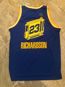 Jason Richardson Golden State Warriors Throwback Reebok Basketball Jersey, Size XL
