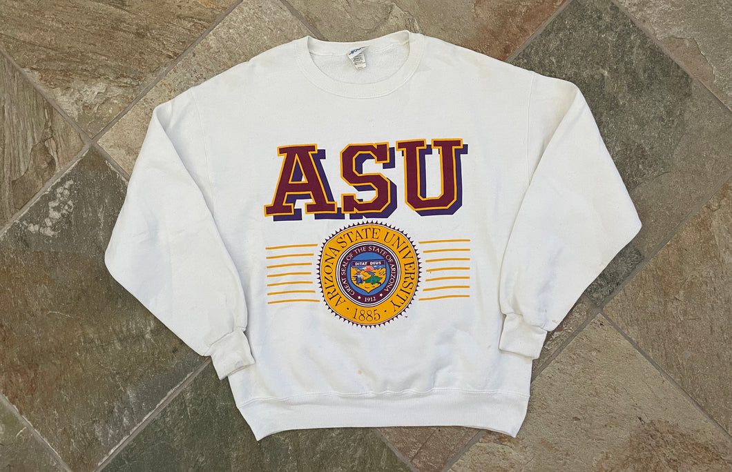 Vintage Arizona State Sun Devils College Sweatshirt, Large