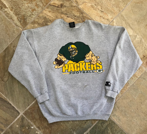 Vintage Green Bay Packers Starter Football Sweatshirt, Size Large