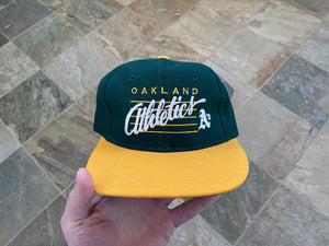 Vintage Oakland Athletics Drew Pearson Bar Snapback Baseball Hat