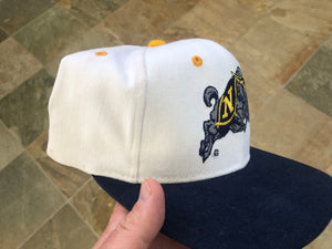 Vintage Navy Midshipmen Starter Plain Logo Snapback College Hat