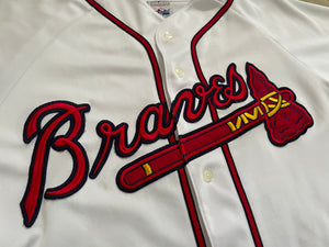 Vintage Atlanta Braves Majestic Baseball Jersey, Size XL