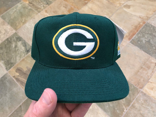 Vintage Green Bay Packers Sports Specialties Plain Logo Snapback Football Hat