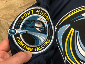 Vintage Port Huron Fighting Falcons NAHL Hockey Jersey, Size XL