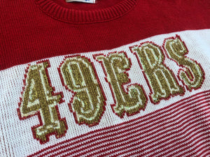Vintage San Francisco 49ers Cliff Engle Sweater Football Sweatshirt, Size Large