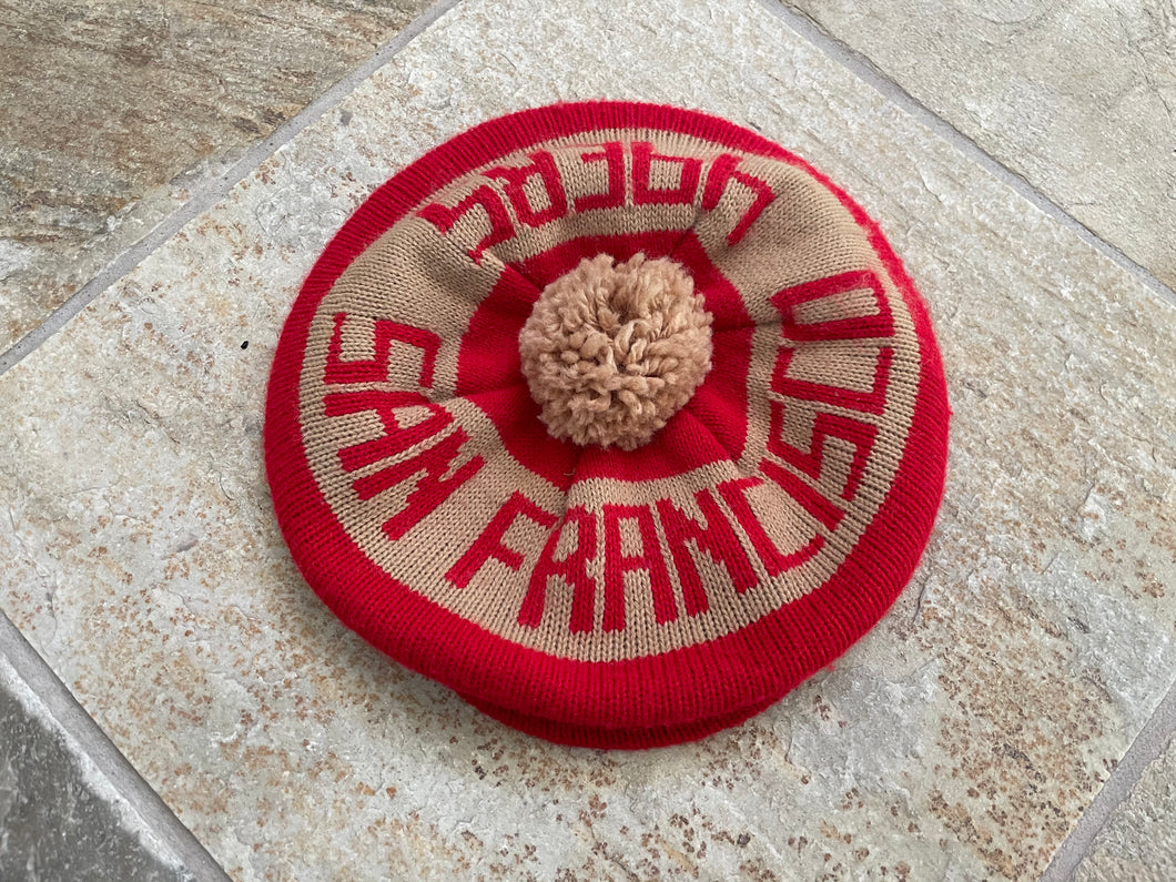 Vintage San Francisco 49ers Beret Beenie Football Hat