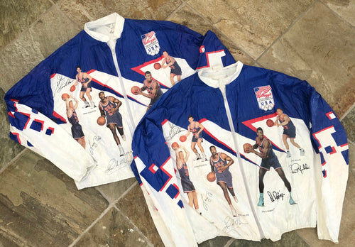 Vintage USA Dream Team 1992 Tyvek Basketball Jacket, Size Large
