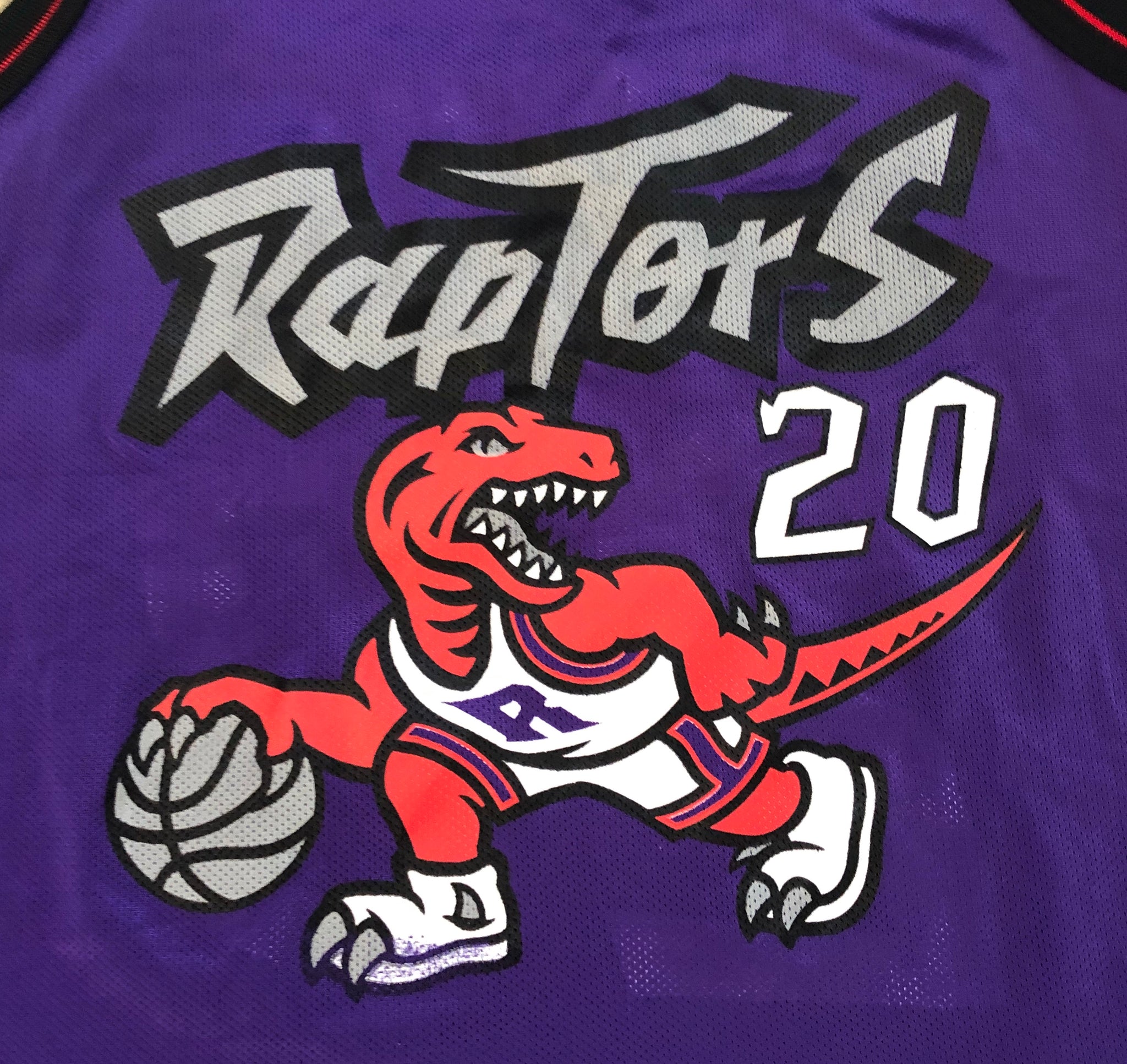 Vintage 1990s Jason Kidd Phoenix Suns NBA Purple Champion 