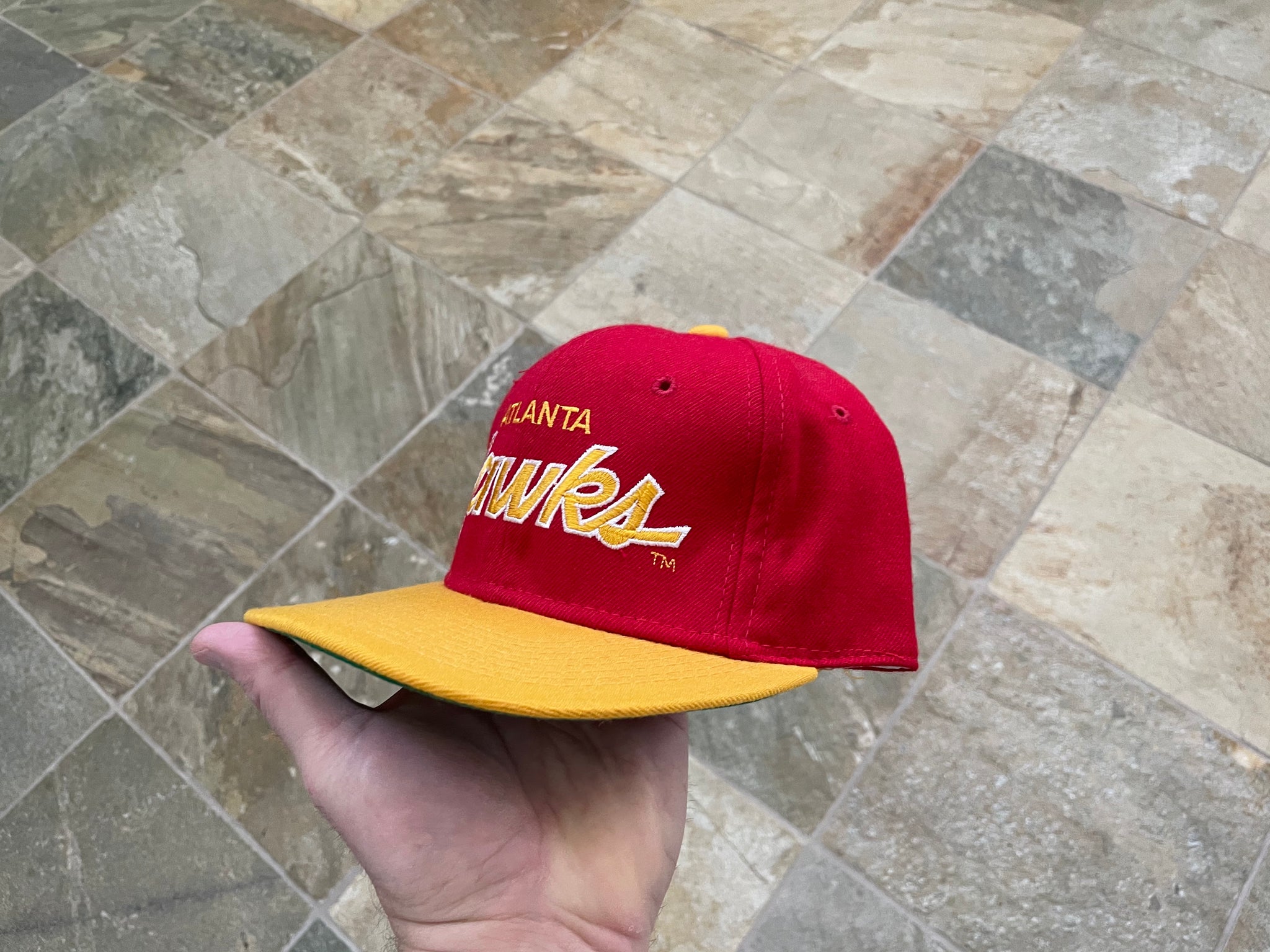 Vintage Atlanta Hawks Snapback Hat Sports Specialties Logo