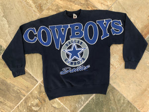 Vintage Dallas Cowboys Spellout Football Sweatshirt, Size XL
